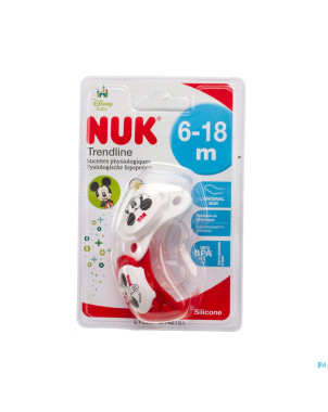 Nuk sucette duo minnie 6-18m