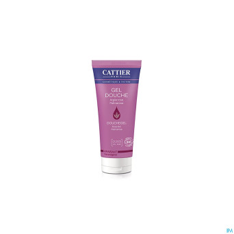 Cattier gel douche argile rose apaisant tube 200ml