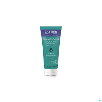 Cattier sh douche argile blanche sport  tube 200ml