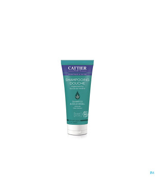 Cattier sh douche argile blanche sport  tube 200ml