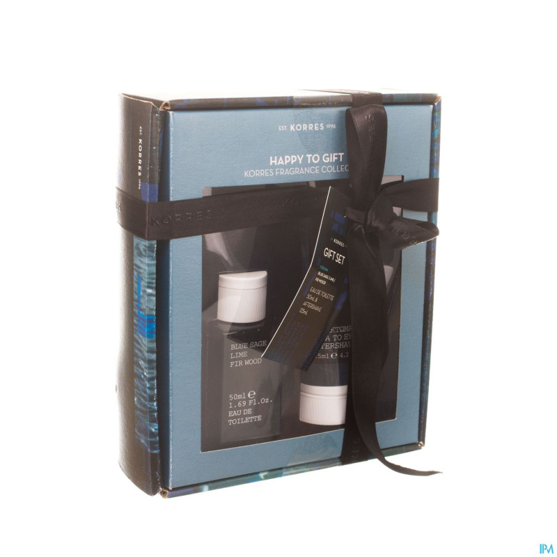 Korres kg gift set bleu sage