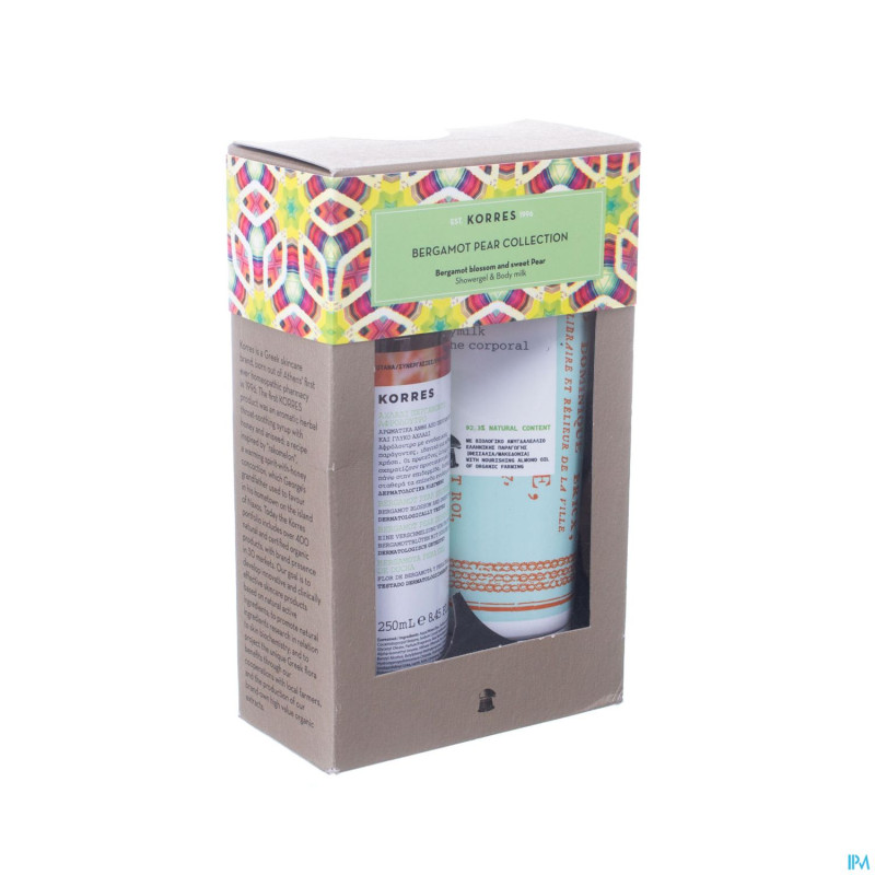 Korres kg gift set bergamot & pear