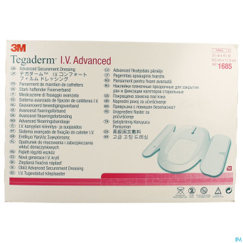 Tegaderm iv advanced dressing  8,5x11,5cm  50 1685