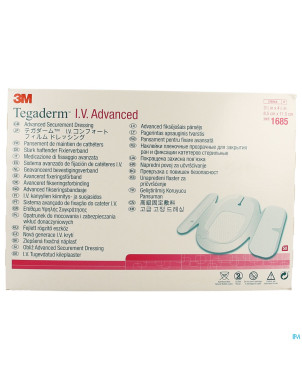 Tegaderm iv advanced dressing  8,5x11,5cm  50 1685