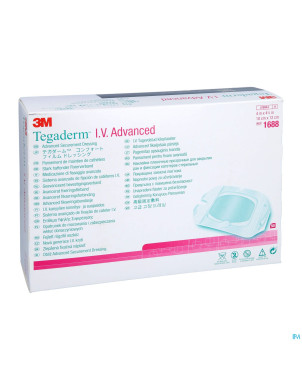 Tegaderm iv advanced dressing 10,0x12,0cm  50 1688