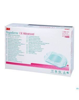 Tegaderm iv advanced dressing 10,0x12,0cm  50 1688