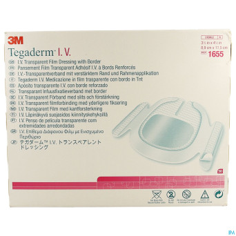 Tegaderm iv dressing    8,5x11,5cm  50 1655