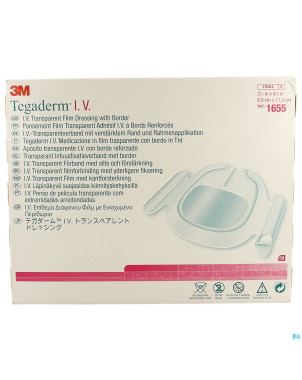 Tegaderm iv dressing    8,5x11,5cm  50 1655