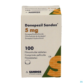 Donepezil sandoz  5mg comp pell 100