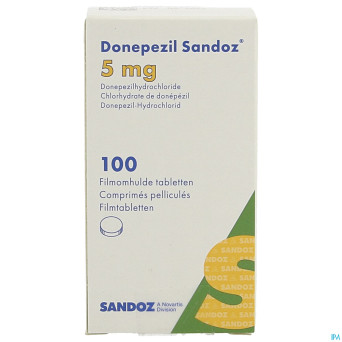Donepezil sandoz  5mg comp pell 100