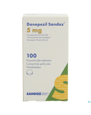 Donepezil sandoz  5mg comp pell 100