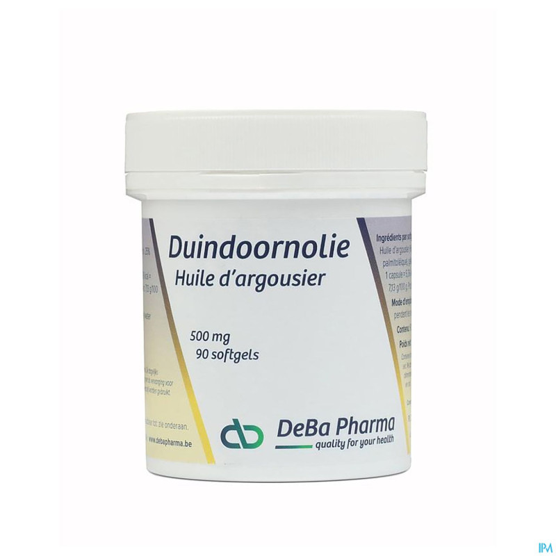 Huile argousier    softgel  90x500mg    deba