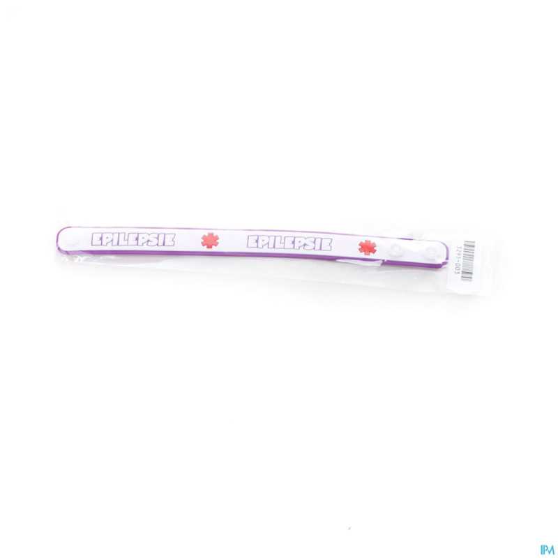 Bracelet silicone epilepsie