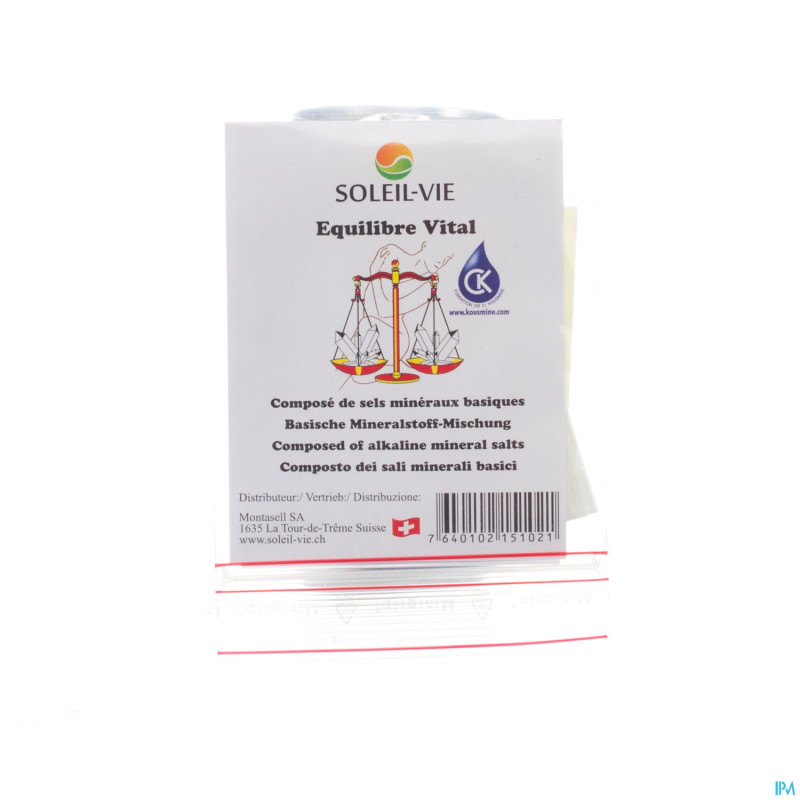 Soleil vie equilibre vital languettes ph    15