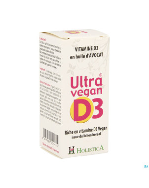 Ultra vegan d3    gutt  8ml holistica