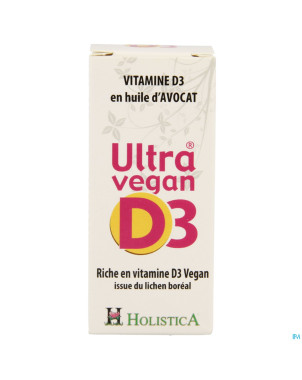 Ultra vegan d3    gutt  8ml holistica