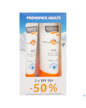 Bodysol ski adult ip50+    2x20ml