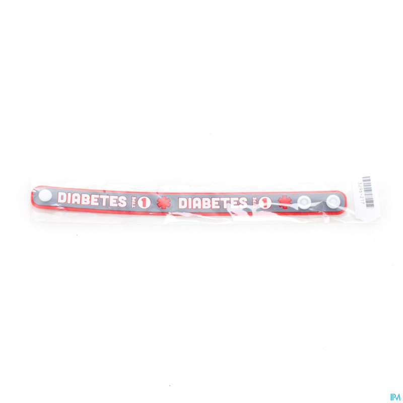 Armband silicone diabetes 1