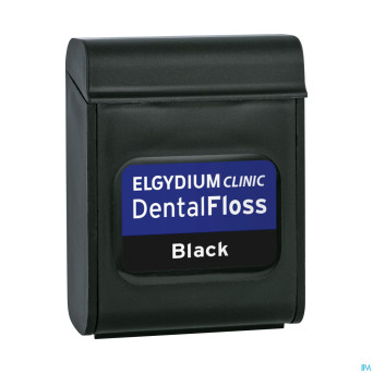 Elgydium clinic dental floss black 50m