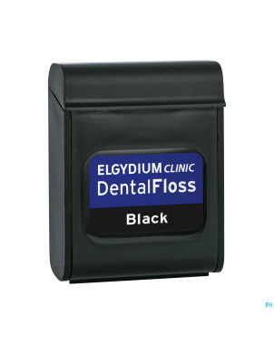 Elgydium clinic dental floss black 50m