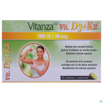 Vitanza hq vit d3 + k2    tabl  60