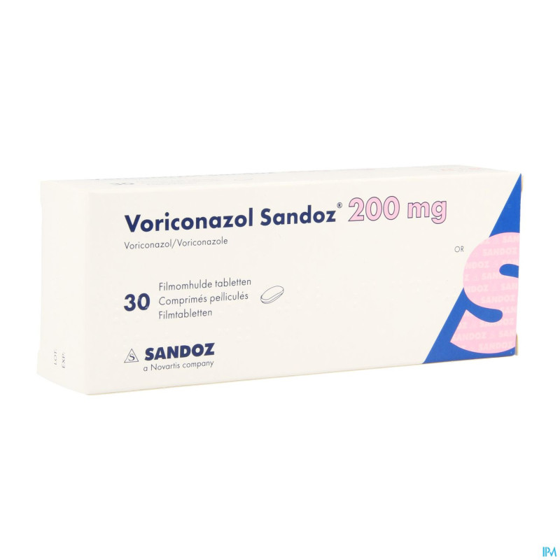 Voriconazol sandoz 200mg comp pell  30 x 200mg