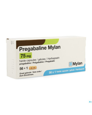 Pregabaline mylan caps  56 x  75mg