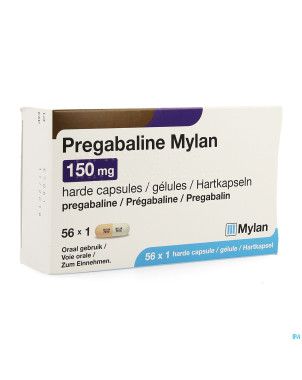Pregabaline mylan caps  56 x 150mg