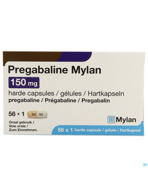 Pregabaline mylan caps  56 x 150mg