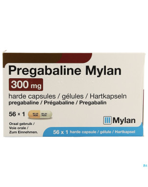 Pregabaline mylan caps  56 x 300mg
