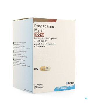 Pregabaline mylan caps 200 x 300mg