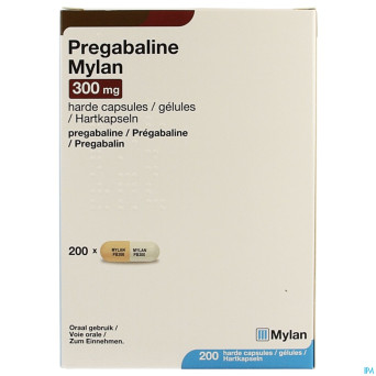 Pregabaline mylan caps 200 x 300mg