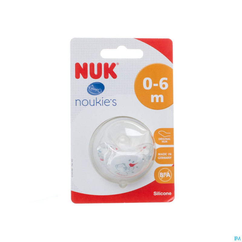 Nuk sucette trend nk's blanc  0- 6m