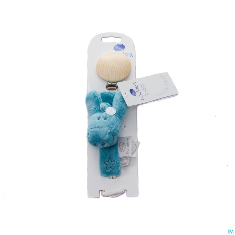 Noukie's attache sucette paco turquoise