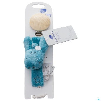 Noukie's attache sucette paco turquoise