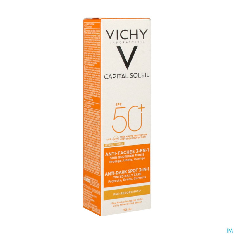Vichy cap id sol ip50+ cr a/taches teint 3in1 50ml