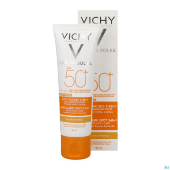 Vichy cap id sol ip50+ cr a/taches teint 3in1 50ml