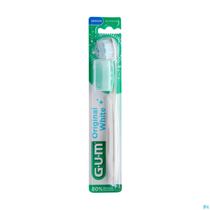 Gum original white brosse medium    563m