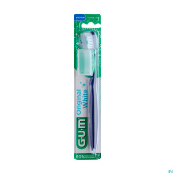Gum original white brosse medium    563m