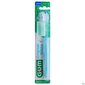 Gum original white brosse medium    563m