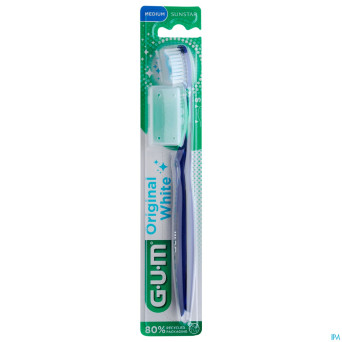 Gum original white brosse medium    563m