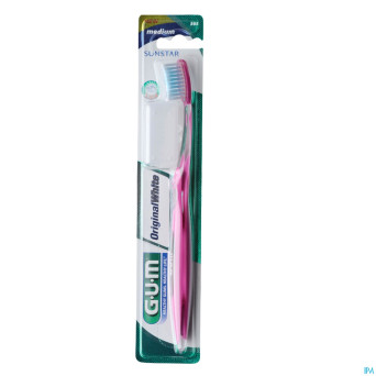 Gum original white brosse medium    563m