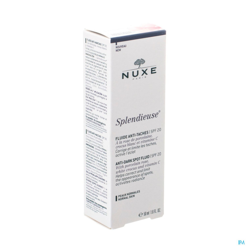 Nuxe splendieuse fluide a/taches ip20    tube 50ml