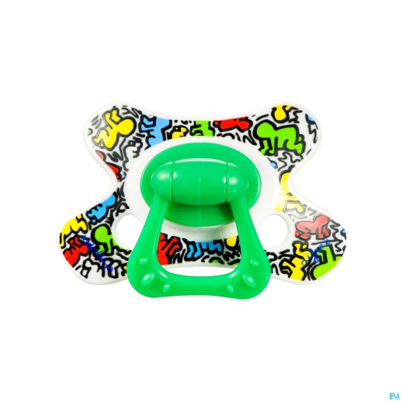 Difrax sucette natural 6+ keith haring