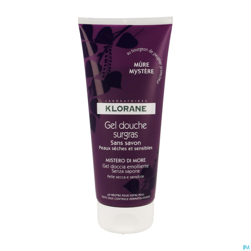 Klorane gel douche mure mystere    tube 200ml