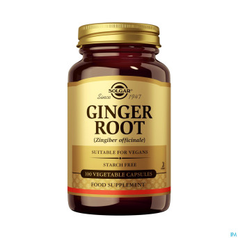 Solgar ginger root    v-caps 100