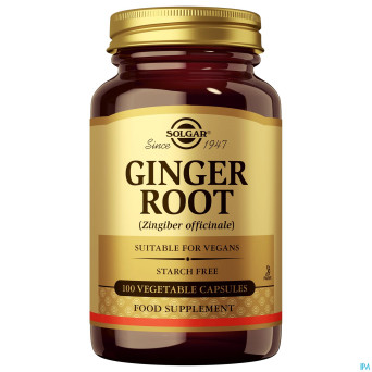 Solgar ginger root    v-caps 100