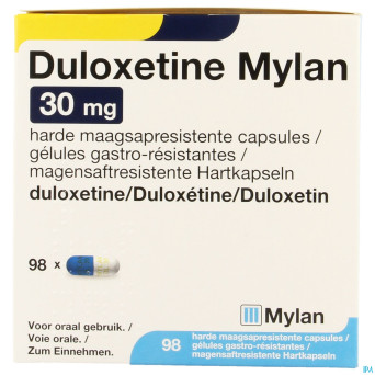 Duloxetine viatris gastro resist caps 98x30mg