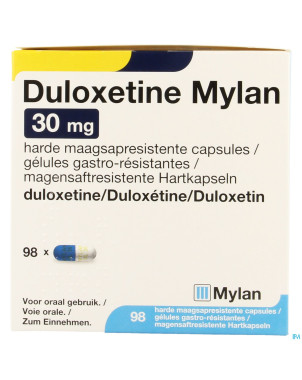Duloxetine viatris gastro resist caps 98x30mg