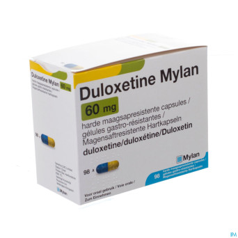 Duloxetine viatris gastro resist caps 98x60mg